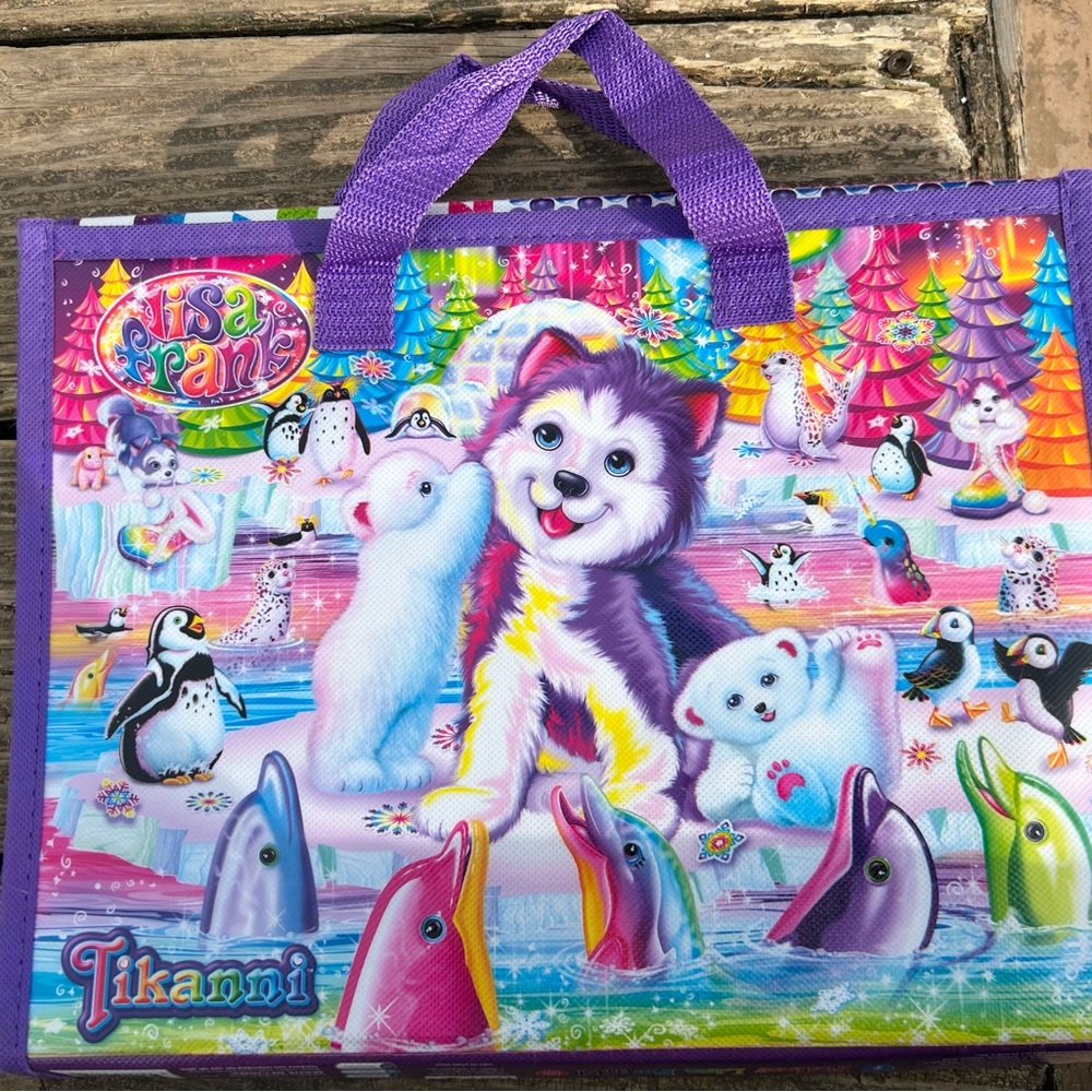 Lisa Frank activity binder/LIKE NEW!